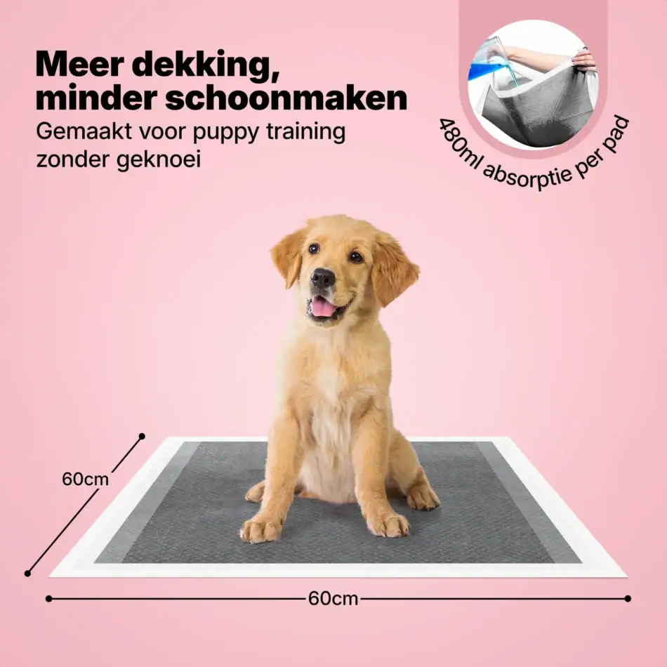 jake & jacky puppy pads listing images 0660x60 180pcs black