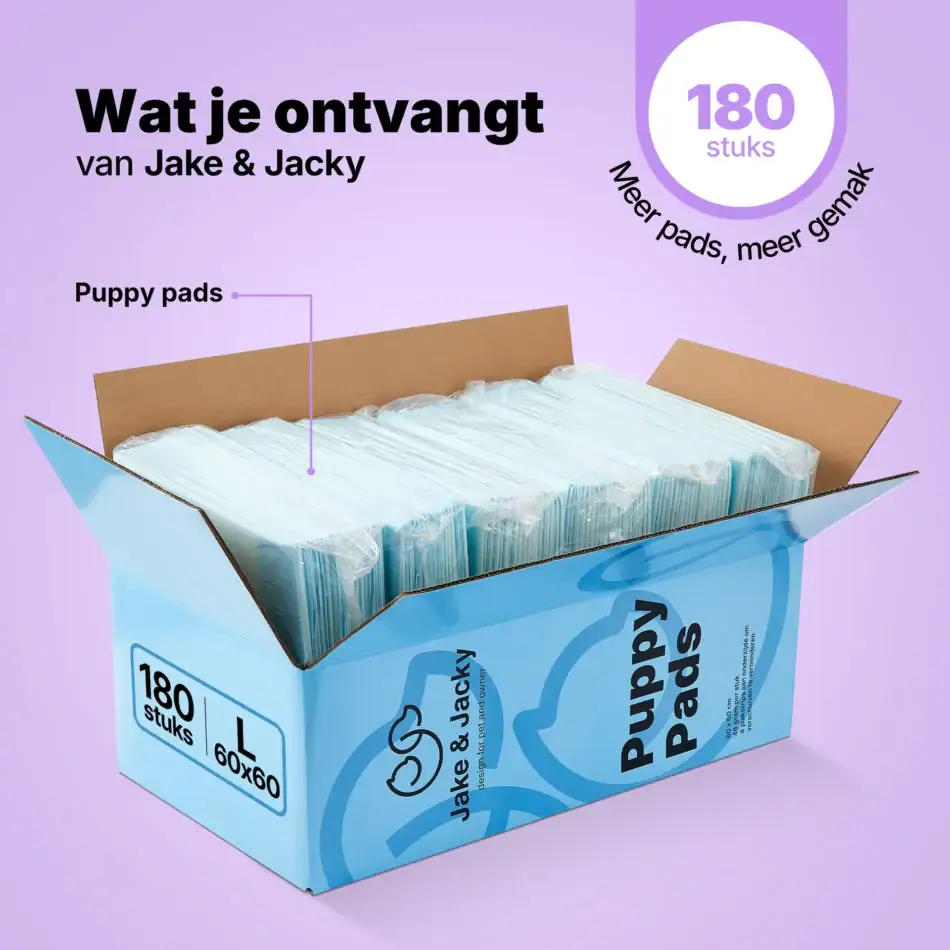 jake & jacky puppy pads listing images 0860x60 180pcs blue
