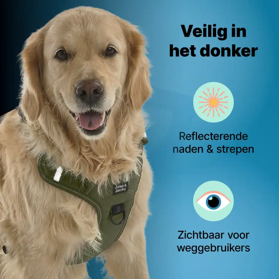 jakejacky hondentuigjes groen xl5 groen