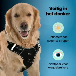 jakejacky hondentuigjes zwart xl 25 zwart