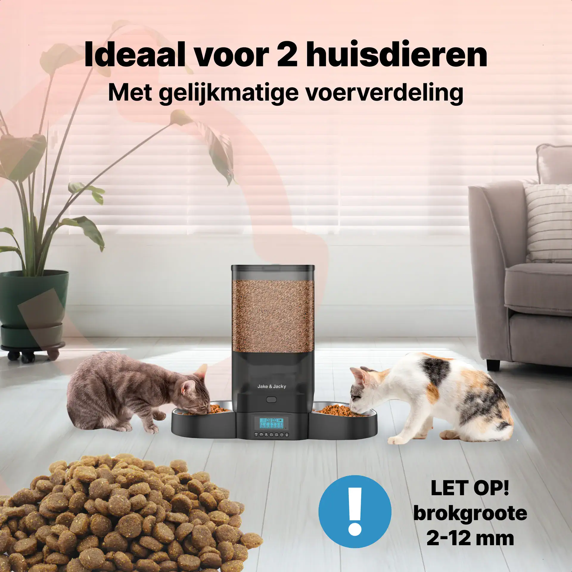 j&j voederbak brok 4 dubbel