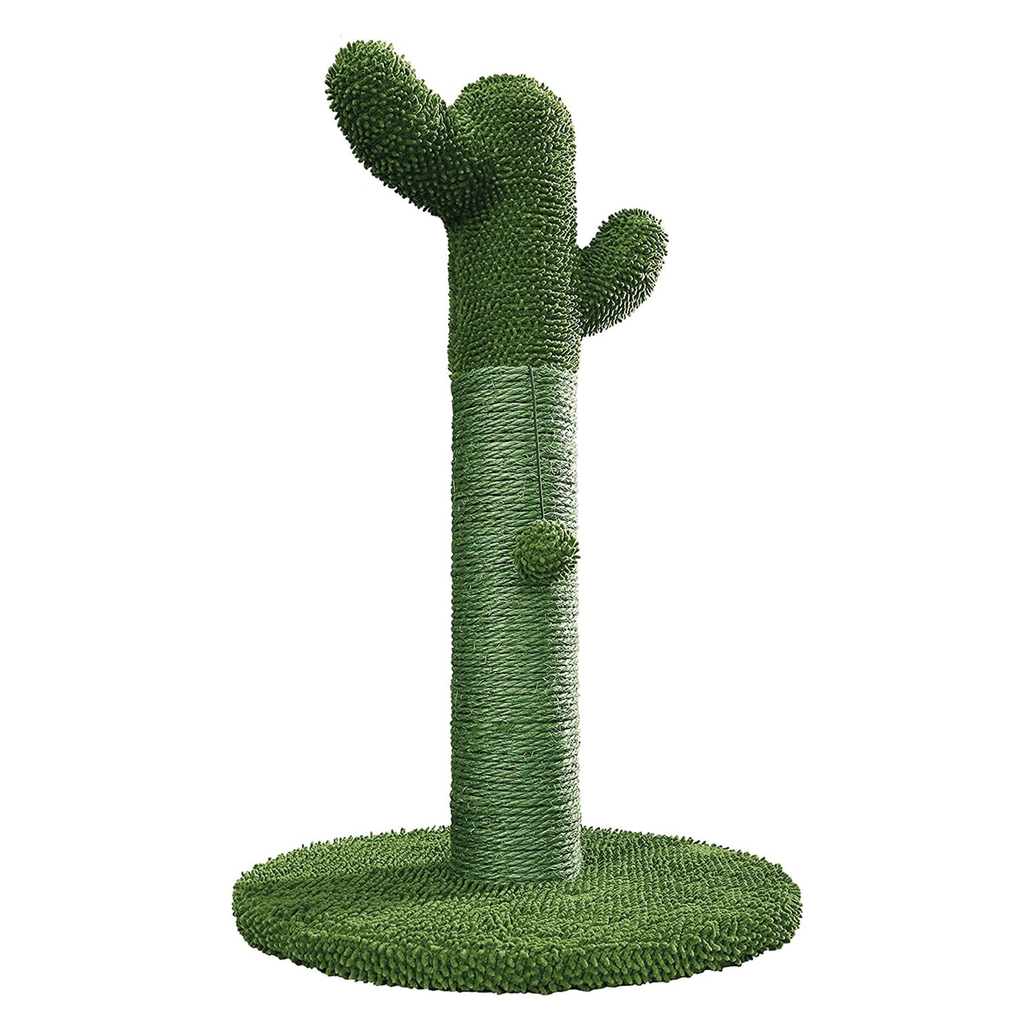 krabpaal cactus met kattenspeeltje